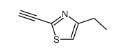 Thiazole, 4-ethyl-2-ethynyl- (9CI) Structure