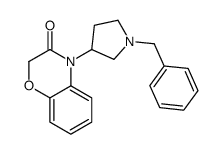 4-(1-benzylpyrrolidin-3-yl)-1,4-benzoxazin-3-one Structure