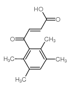 3-(2,3,5,6-四甲基苯甲酰)丙烯酸结构式