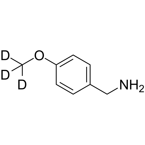 4-Methoxybenzylamine-d3结构式