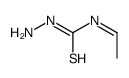 (1E)-3-amino-1-ethylidene-thiourea Structure