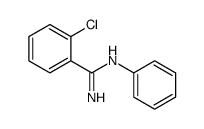 o-Chloro-N-phenylbenzamidine structure