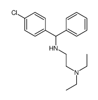 N'-[α-(p-Chlorophenyl)benzyl]-N,N-diethylethylenediamine Structure