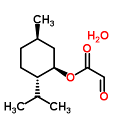 乙醛酸薄荷酯结构式