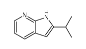 2-(1-Methylethyl)-1H-pyrrolo[2,3-b]pyridine结构式