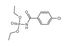 diethyl p-chlorobenzoylphosphoramidate结构式