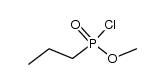 methyl propylphosphono chloridate Structure