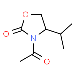 2-Oxazolidinone, 3-acetyl-4-(1-methylethyl)- (9CI) structure