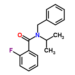 N-Benzyl-2-fluoro-N-isopropylbenzamide structure