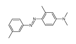 3,N,N-trimethyl-4-m-tolylazo-aniline Structure