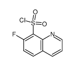 7-氟-8-喹啉磺酰氯结构式