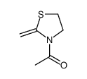 3-Acetyl-2-methylenethiazolidine Structure