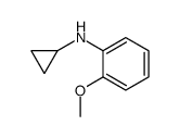 Benzenamine, N-cyclopropyl-2-methoxy- (9CI)结构式