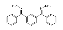 1,3-Dibenzoyl-benzol-bis-hydrazon Structure