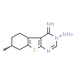 4-Imino-7-methyl-5,6,7,8-tetrahydro[1]benzothieno[2,3-d]pyrimidin-3(4H)-amine picture