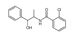 2-chloro-N-(2-hydroxy-1-methyl-2-phenylethyl)benzamide结构式