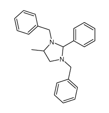 1,3-dibenzyl-4-methyl-2-phenyl-imidazolidine结构式