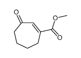 methyl 3-oxocycloheptene-1-carboxylate Structure