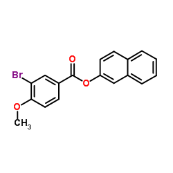 2-Naphthyl 3-bromo-4-methoxybenzoate Structure