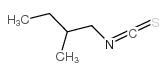 2-methylbutyl isothiocyanate Structure