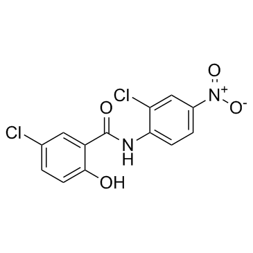 Niclosamide Structure