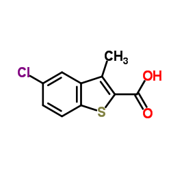 5-Chloro-3-methylbenzo[b]thiophene-2-carboxylic acid structure