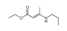 ethyl 3-(propylamino)but-2-enoate Structure