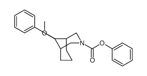 phenyl 9-methoxy-9-phenyl-3-azabicyclo[3.3.1]nonane-3-carboxylate Structure