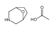 acetic acid,8-oxa-3-azabicyclo[3.2.1]octane Structure