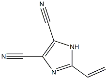 2-vinyl-1H-imidazole-4,5-dicarbonitrile结构式