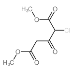 dimethyl 2-chloro-3-oxo-pentanedioate structure