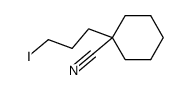 1-(3-iodopropyl)cyclohexanecarbonitrile Structure