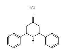 2,6-二苯基-4-哌啶酮盐酸盐结构式