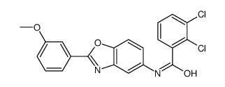 2,3-dichloro-N-[2-(3-methoxyphenyl)-1,3-benzoxazol-5-yl]benzamide Structure