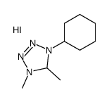 1-cyclohexyl-4,5-dimethyl-1,5-dihydrotetrazol-1-ium,iodide Structure