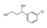 (S)-1-(3-chlorophenyl)propane-1,3-diol structure