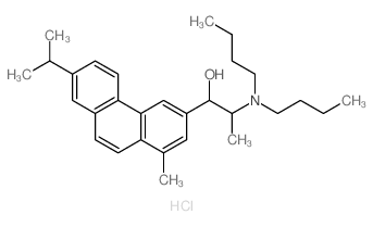 2-(dibutylamino)-1-(1-methyl-7-propan-2-yl-phenanthren-3-yl)propan-1-ol结构式