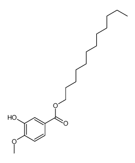 dodecyl 3-hydroxy-4-methoxybenzoate结构式