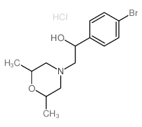 1-(4-bromophenyl)-2-(2,6-dimethylmorpholin-4-yl)ethanol结构式