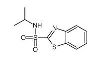 N-propan-2-yl-1,3-benzothiazole-2-sulfonamide结构式