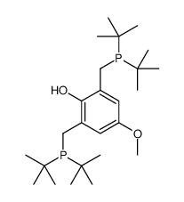 2,6-bis(ditert-butylphosphanylmethyl)-4-methoxyphenol Structure