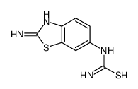 (9CI)-(2-氨基-6-苯并噻唑)-硫星空app结构式