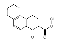 methyl 1-oxo-3,4,5,6,7,8-hexahydro-2H-phenanthrene-2-carboxylate Structure