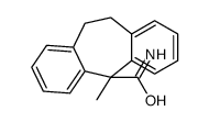 10,11-Dihydro-5-methyl-5H-dibenzo[a,d]cycloheptene-5-carboxamide structure