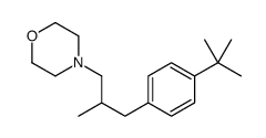 4-[3-(4-tert-butylphenyl)-2-methylpropyl]morpholine Structure