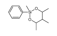 2,4,5,6-tetramethyl-2-phenyl-1,3,2-dioxasilinane Structure