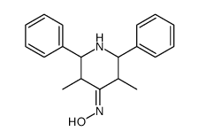 N-(3,5-dimethyl-2,6-diphenylpiperidin-4-ylidene)hydroxylamine Structure