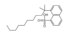 8-(2-methylundecan-2-yl)naphthalene-1-sulfonic acid结构式