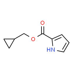 1H-Pyrrole-2-carboxylicacid,cyclopropylmethylester(9CI) structure