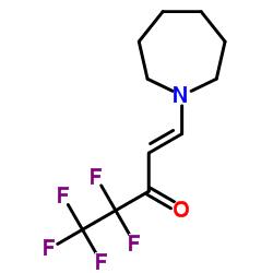 (E)-1-(1-AZEPANYL)-4,4,5,5,5-PENTAFLUORO-1-PENTEN-3-ONE结构式